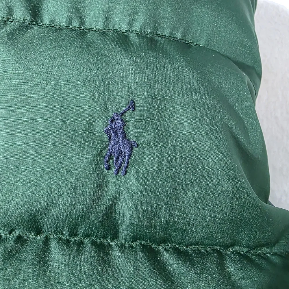 Polo Ralph Lauren Kids reversible puffer vest blue and yellow color-block Sz 5